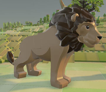 Lion lego sales