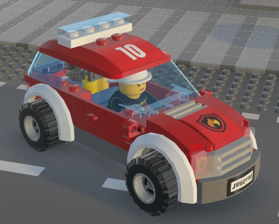 Fire Station Car | Lego Worlds Wiki |