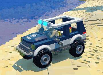 Lego city sales police jeep