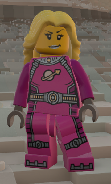 Lego pink space girl sale