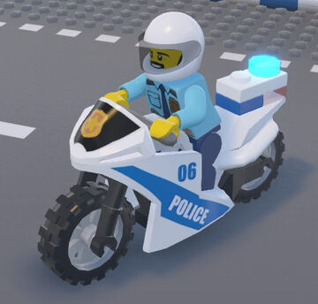 Police motorbike lego 2025