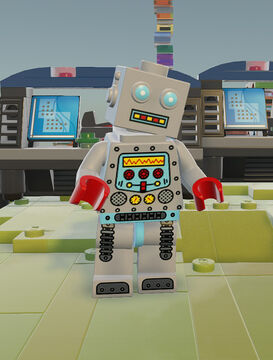 Lego clockwork robot top