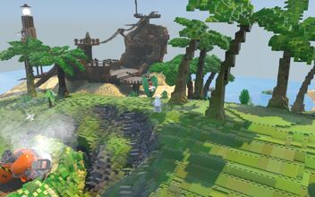 Lego worlds online pirate ship