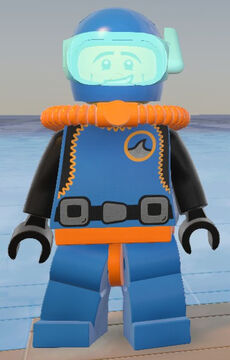 Lego deep sea diver top