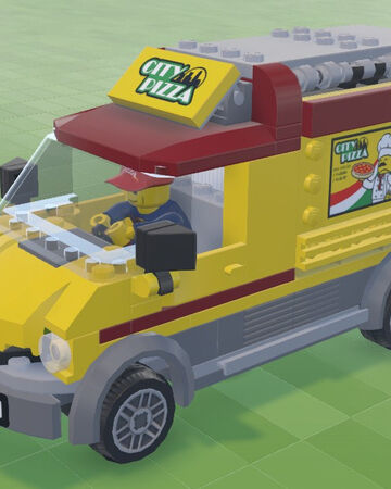 lego pizza car