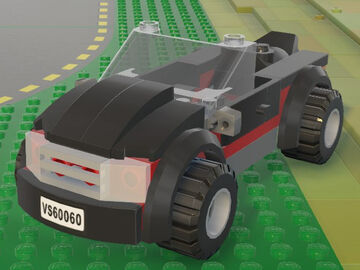 Lego car black best sale