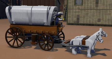 Covered Wagon Lego Worlds Wiki Fandom