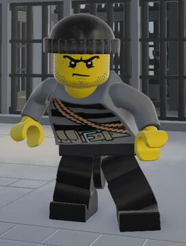 Lego bank robber top
