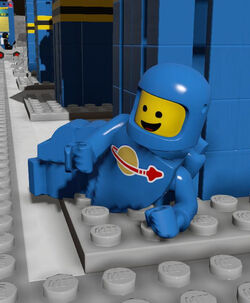 Lego top blue astronaut