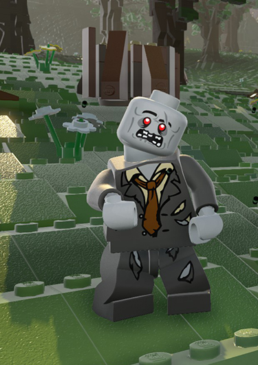 lego worlds how to kill zombies