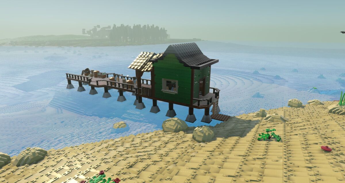 Lego fishing hut outlet