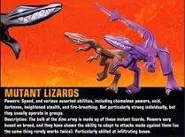 Muntant lizards