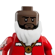 Santa Shaq Icon in LEGO Fortnite