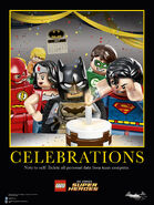 75 years of Batman promotional poster featuring the New 52 Batman Wonder Woman