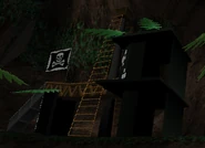 The island as a fort in LEGO Racers.