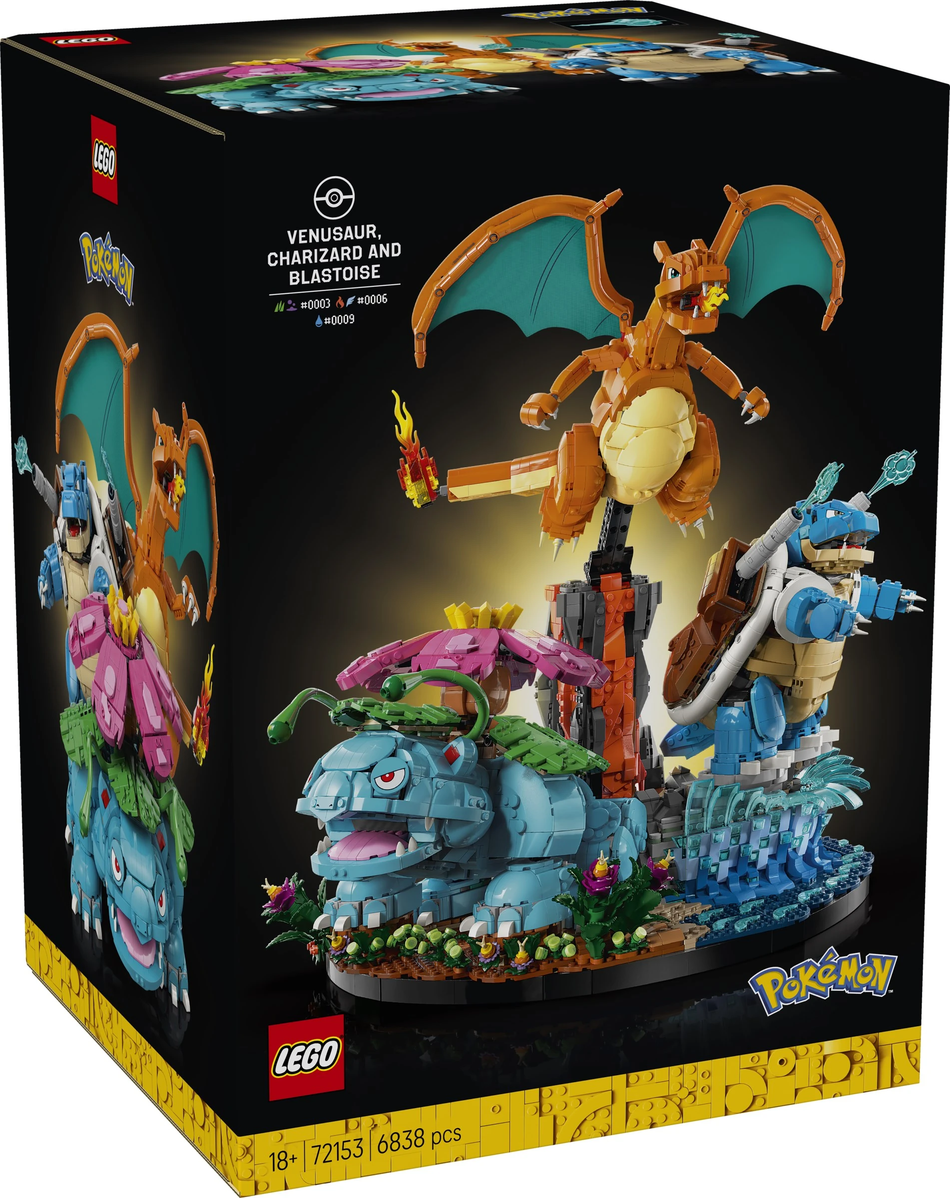 72153 Venusaur, Charizard and Blastoise | Brickipedia | Fandom