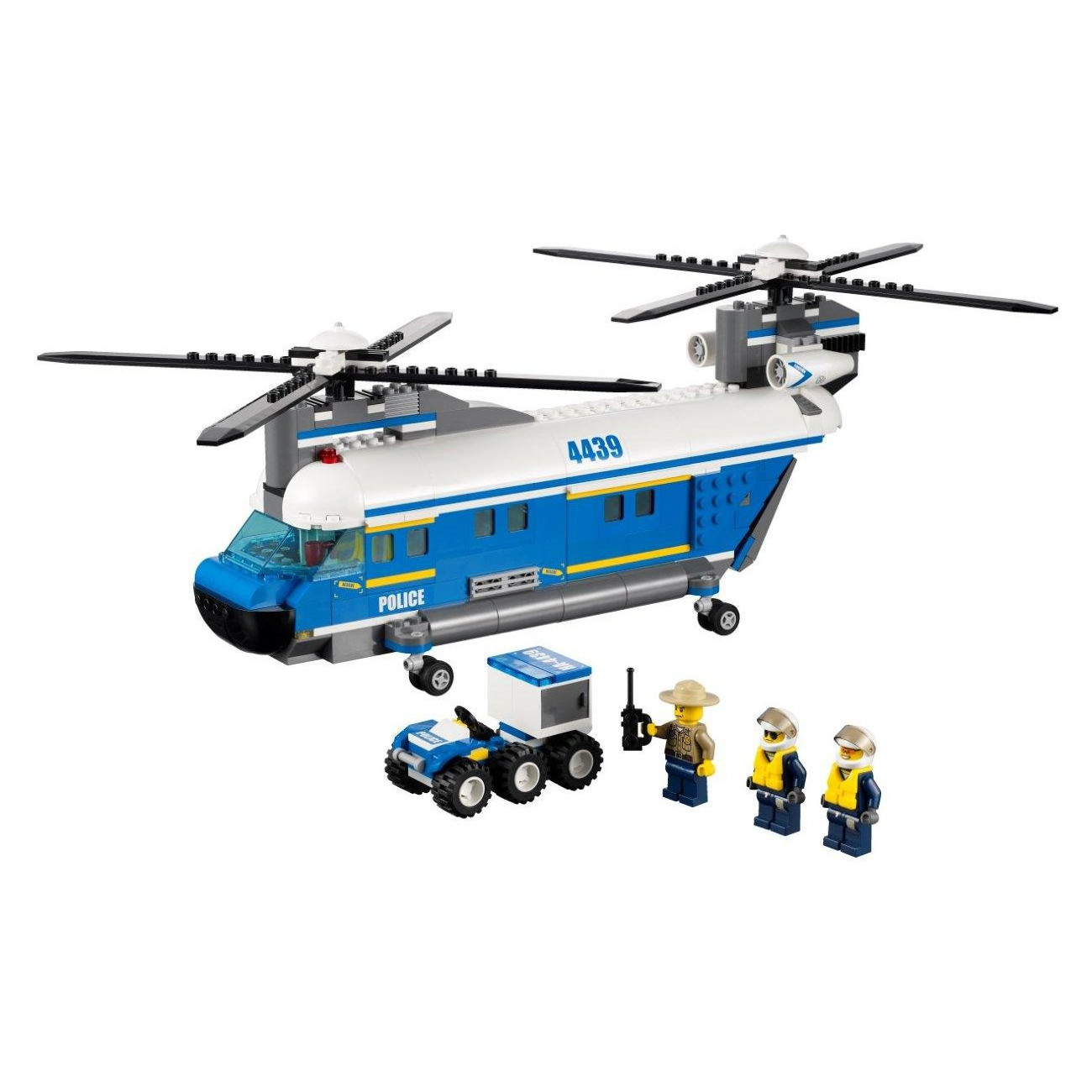 Lego City - 60046 - Jeu De Construction - L'intervention De L'hélicoptère  en Forêt