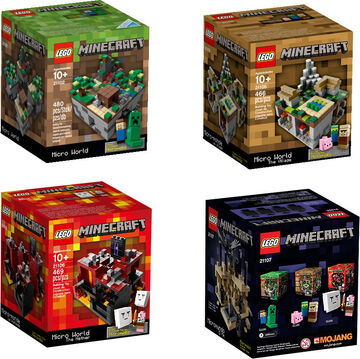 Minecraft mini world lego top