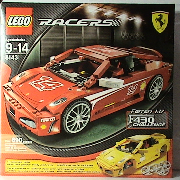 8143 Ferrari 1:17 F430 Challenge | Brickipedia | Fandom