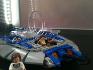 Jar Jar Binks inside the sub