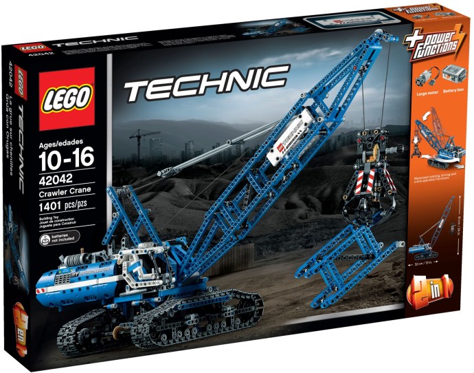 42042 Crawler Crane Brickipedia Fandom