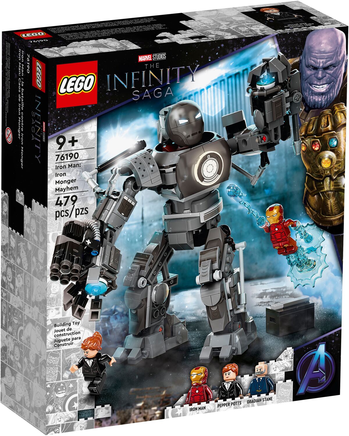 LEGO Marvel Avengers - Iron Man figur 9+