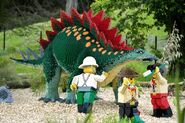 A Stegosaurus at LEGOLAND Windsor Resort