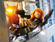 Concept art from the videogame LEGO Marvel Super Heroes