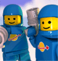 Lego blue classic spaceman sale