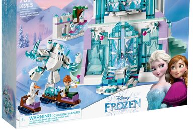 Elsa lego clearance ice palace