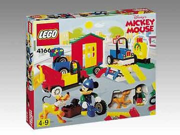 Mickey mouse car garage on sale