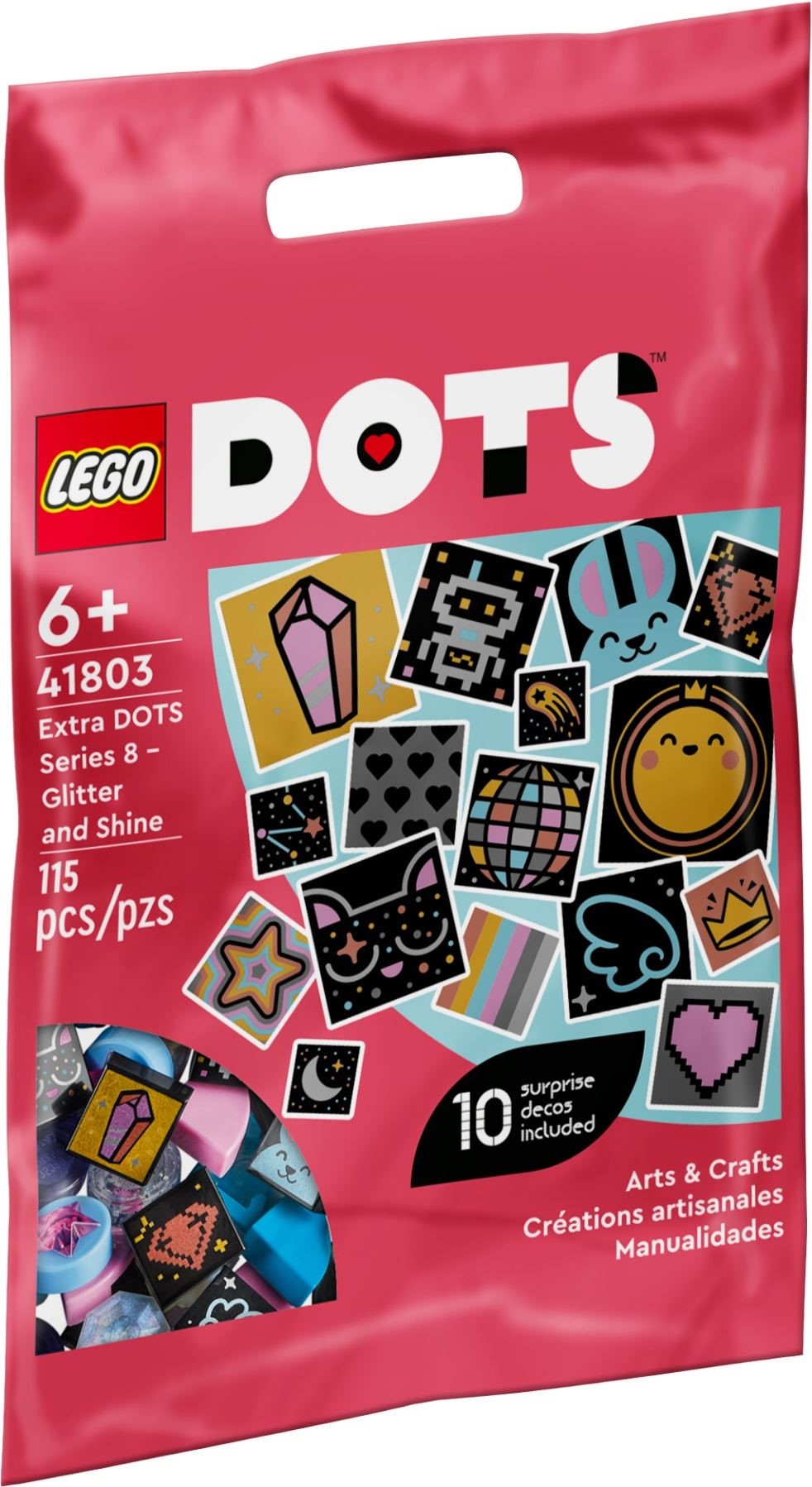 LEGO DOTS Stitch-on Patch 41955 DIY Craft Decoration Kit