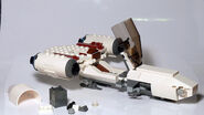 The Speeder dismantled.