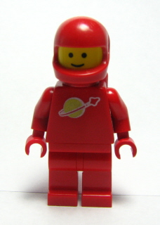 LEGO FIGURE  *** YELLOW  SPACEMAN/ASTRONAUT FIGURE  *** COMPLETE WITH TANKS 