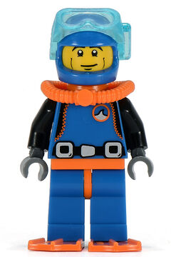 Lego scuba diver minifigure outlet