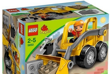 Duplo front loader shop
