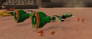 Gasgano in his Podracer in LEGO Star Wars