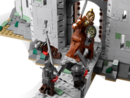 Theoden riding down the causeway