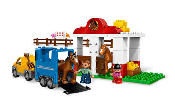 Lego duplo horse stable deals
