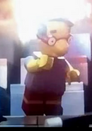 Milhouse as he appears in The LEGO Movie.