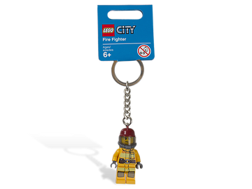 Lego fireman deals keyring