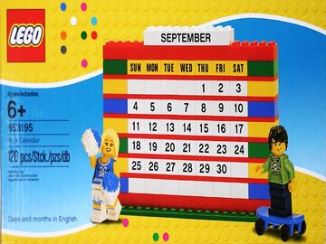 Lego brick calendar 2025