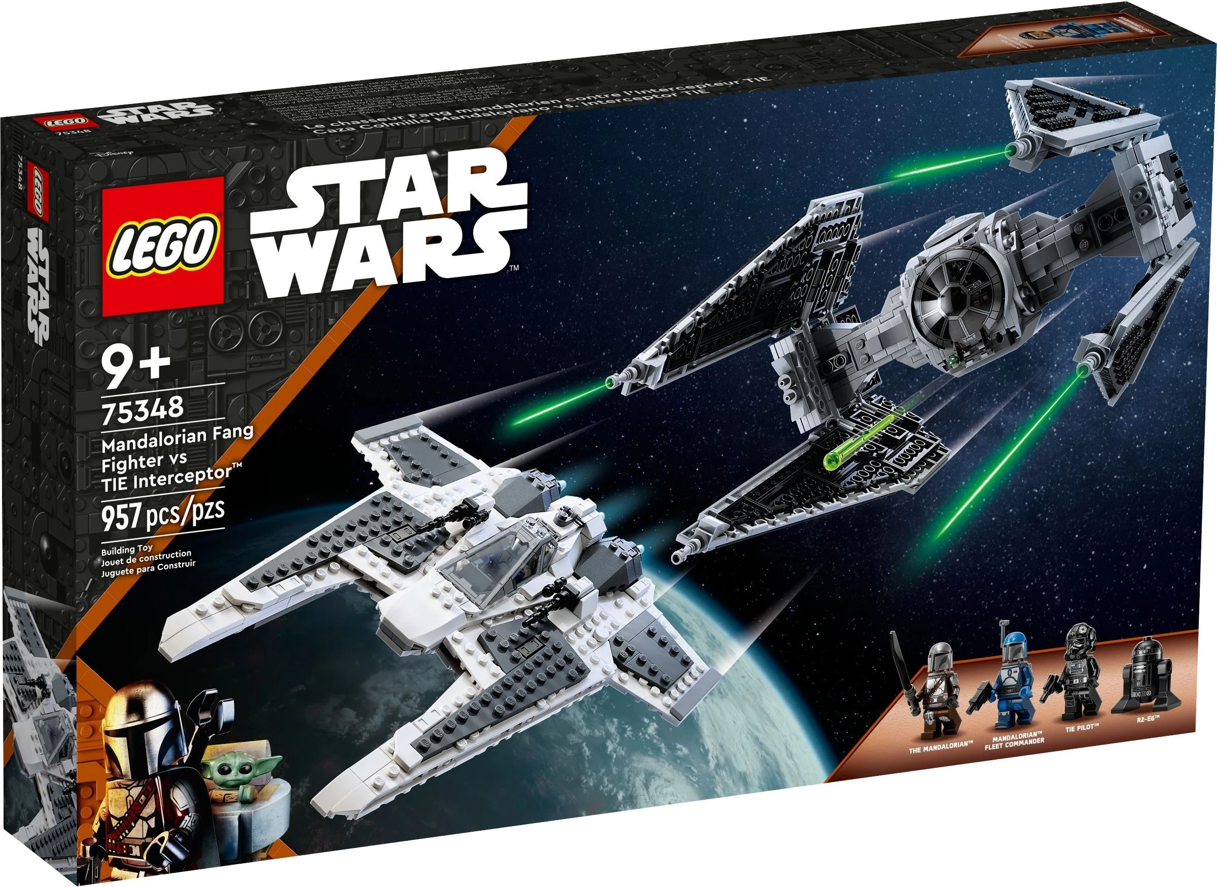 75348 Mandalorian Fang Fighter vs. TIE Interceptor | Brickipedia
