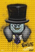 The Penguin graffiti character poster