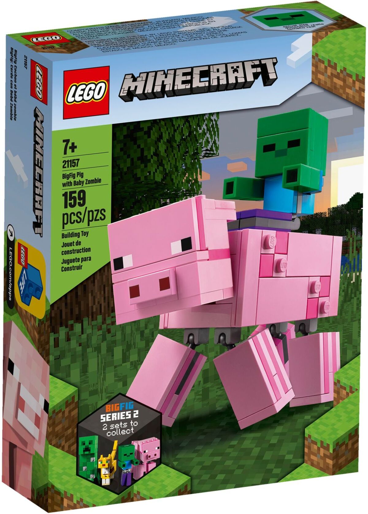 21157 BigFig Pig with Baby Zombie | Brickipedia | Fandom