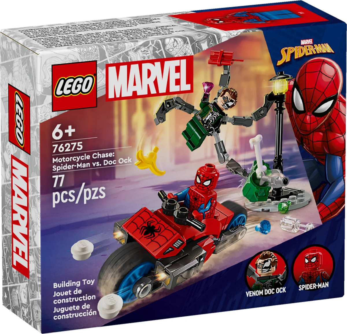 76275 Motorcycle Chase: Spider-Man vs. Doc Ock | Brickipedia 76275 Motorcycle Chase: Spider-Man vs. Doc Ock | Brickipedia