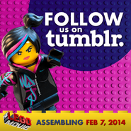 Promoting legomovie.tumblr.com