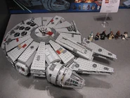 The Falcon on display.