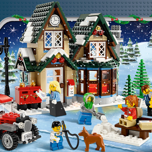 10222 Winter Village Post Office Brickipedia Fandom Medium blue jacket with light purple scarf, black skirt, bright light yellow female hair over shoulder. 10222 winter village post office