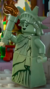 Lady Liberty as seen in The LEGO Movie.